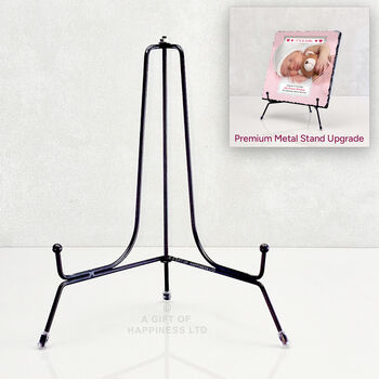 It’s A Girl New Baby Girl Premium Rock Photo Slate, 5 of 6