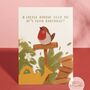 Birthday Card: Bird Themed Card For A Garden Lover, thumbnail 2 of 6