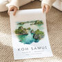 Thailand Koh Samui Travel Print, thumbnail 2 of 7