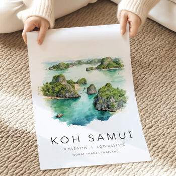 Thailand Koh Samui Travel Print, 2 of 7