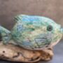 Hand Carved Driftwood Fish Ornament Sealife Gift Decor, thumbnail 7 of 7
