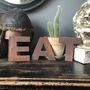 Rusty Metal Letters A To Z Signs For Home And Garden, thumbnail 5 of 12