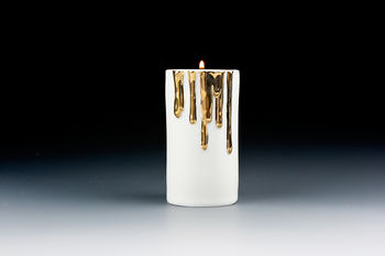 Candle Holder With Dripping Gold, 11 of 12