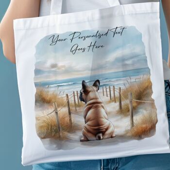 Personalised French Bulldog Dog Beach Walk Collection, 5 of 7