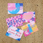 Positivity Postcards Pack Of Five Happy Mail Postcards, thumbnail 2 of 7