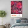 Japanese Pink Flower Art Print, thumbnail 3 of 3