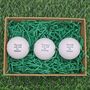 Three Branded Golf Balls Personalised With ''This Ball Was Lost By .. ..'', thumbnail 3 of 7