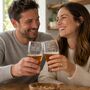 Personalised Pair Of Engraved Pint Glasses Anniversary Gift, thumbnail 2 of 7