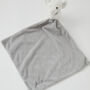 White And Grey Elba The Elephant Baby Comforter, thumbnail 2 of 2