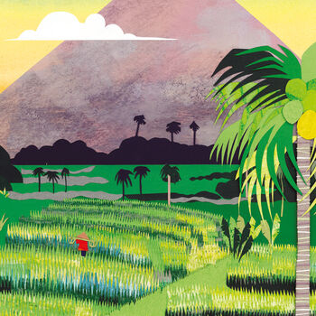 Bali, Indonesia Illustrated Travel Print, 3 of 3