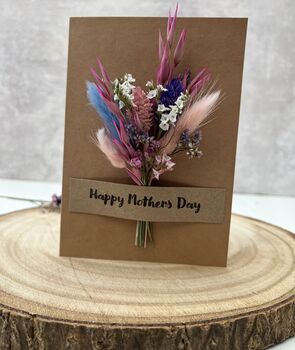 Dried Flowers Mothers Day Card, 4 of 6