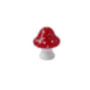 Glass Red And White Toadstool Ornament | Gift Box | Decoration | Collectable | Gift For Home, thumbnail 2 of 2