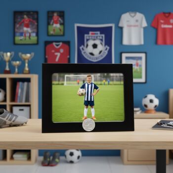 Personalised Football Photo Frame, 5 of 11