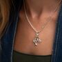 Sterling Silver Eternity Twist Charm Collector Necklace, thumbnail 4 of 5
