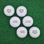 Six Personalised Golf Balls With Six Different Quotes. Just Add Recipient Name. Free Gift Box, thumbnail 3 of 7