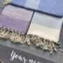 Personalised Sustainable, Beach Towel And Carrier Strap, thumbnail 10 of 11