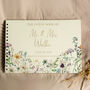 Personalised Wildflowers Wedding Guest Book, thumbnail 2 of 11