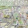 Friedrichshain Illustrated Map Print, thumbnail 3 of 6