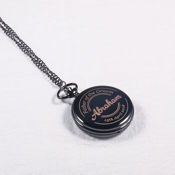 Custom Men's Pocket Watch With Chain, 5 of 6