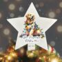 Personalised Golden Retriever In Christmas Lights, thumbnail 5 of 10