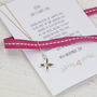 Silver Flower Girl Necklace And Personalised Poem Card, thumbnail 3 of 8
