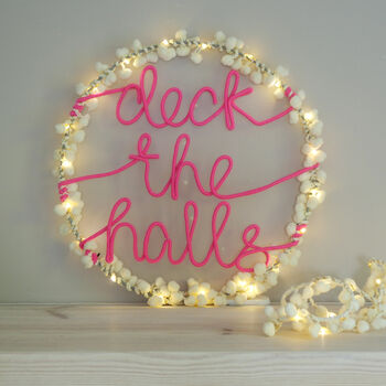 Deck The Halls Wreath Light, 6 of 10