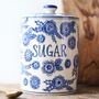 Blue Willow Sugar Storage Jar, thumbnail 1 of 6