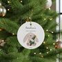 Personalised Baby’s First Christmas Bunny Bauble, thumbnail 5 of 6