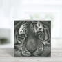 Hercules The Tiger Greeting Card And Envelope, thumbnail 2 of 4