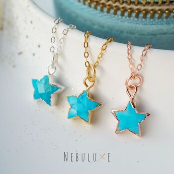 Turquoise Star Necklace, 5 of 11