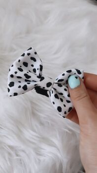 Deluxe Dalmatian Print Pet Bow Tie, 10 of 10