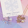Design Your Own Birthstone Snowflake Necklace, thumbnail 2 of 8