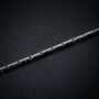 Rectangular Box Chain Silver Bracelet, thumbnail 5 of 9