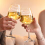 Personalised Engraved Best Friends Birthday Wine Glass, thumbnail 7 of 7