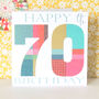 Milestone Birthday Card Age 30 To 90, thumbnail 5 of 7