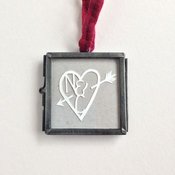 Personalised Paper Cut Heart, 4 of 5