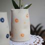 Handmade Vase With Dimples And Dots, thumbnail 2 of 6