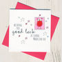 Personalised Owl Good Luck At School Card, thumbnail 2 of 2