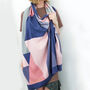 Cashmere Blend Geometric Triangle Scarf, thumbnail 6 of 12
