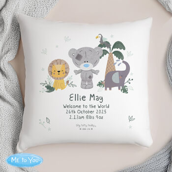 Personalised Tiny Tatty Teddy Jungle Cushion, 3 of 6