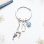 Personalised Gymnastic Keyring Gymnast Accessory, thumbnail 1 of 6