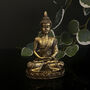 Gold Buddha Ornament, Meditating Buddha Statue, thumbnail 1 of 4