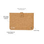 Personalised Cork Leather Stockholm Macbook Sleeve, thumbnail 3 of 7