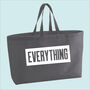Everything Premium Canvas Oversized Tote Bag, thumbnail 4 of 9