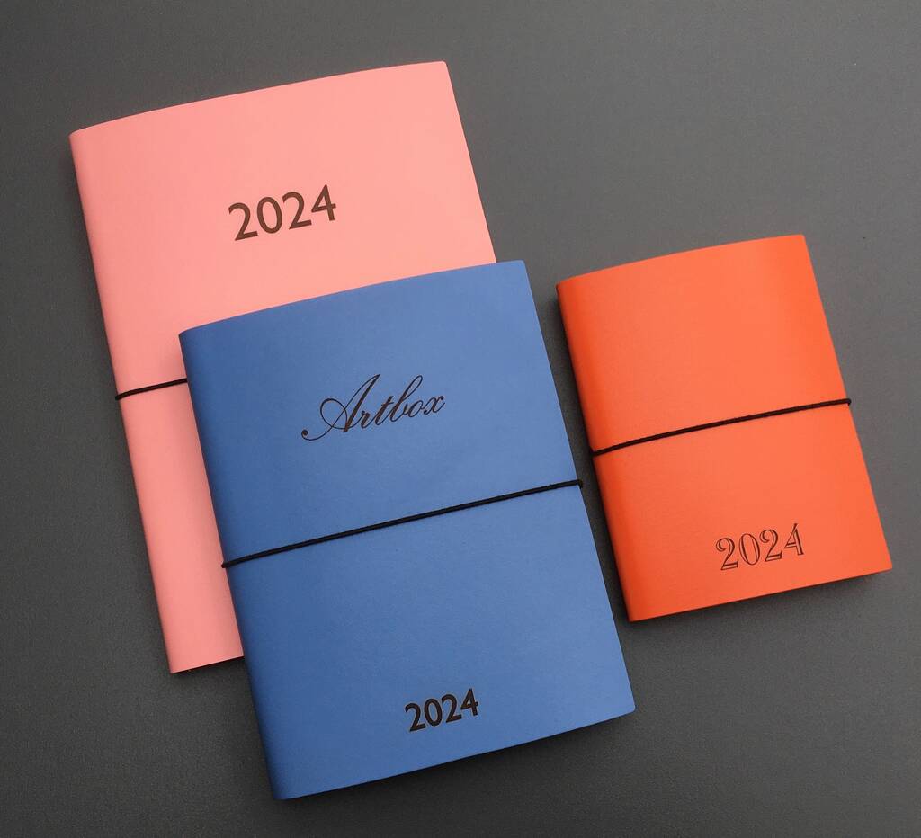 Personalised 2024 Leather Diary, 1 of 7