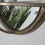 Rounded Wall Mirror With Shelf, thumbnail 5 of 6
