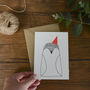Penguin Illustrated Christmas Card, thumbnail 4 of 4