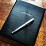 Personalised Luxury Hand Bound Leather Log Book, thumbnail 6 of 7