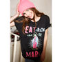 Eat Drink And Be Mary Women's Christmas T Shirt, thumbnail 2 of 8