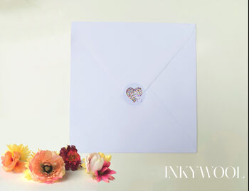 Valentine's Day Flowery Wing Butterfly Card, 4 of 12